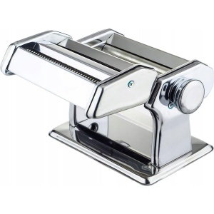 Masina de paste Maestro MR-1679R, aparat manual de paste proaspete, taietor de paste, otel inoxidabil, 8 setari de grosime, atasament ravioli, operare usoara pentru casa, lasagna, spaghete, taitei
