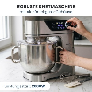 Masina de Patiserie ProfiCook PC KM 1338, 2000W, 11L, 12 viteze - Img 7