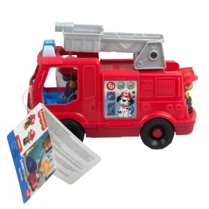 Masina de pompieri Fisher-Price cu lumini, muzica si 2 figurine - Img 6