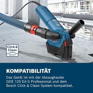 Masina de slefuit Bosch Professional GWS 7-125, 720W, disc 125mm, ergonomica - Img 6