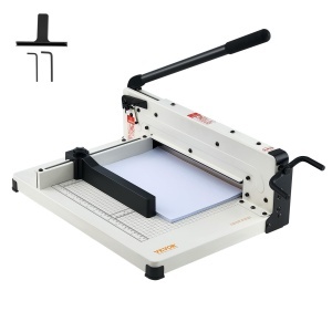 Masina de taiat hartie VEVOR STC440, capacitate 400 coli, taiere A4, alba