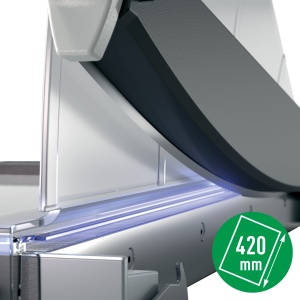 Masina de taiat Leitz Precision Office Pro A4, 25 foi, lama din otel inoxidabil - Img 3