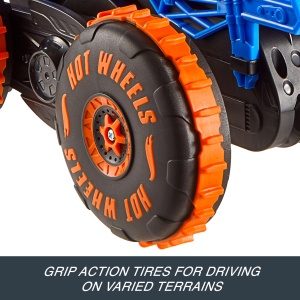 Masina de teren cu telecomanda Hot Wheels Tiger Shark Climber, 3 moduri de joc, super grip - Img 5