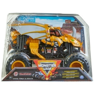 Masina de Teren Monster Jam Dragonoid, 124, Detalii Autentice, Cu Federare