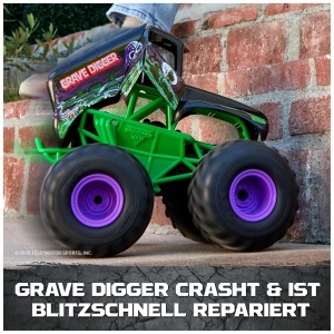 Masina de teren radiocomandata Grave Digger 115, 2,4 GHz, pentru interior si exterior - Img 4