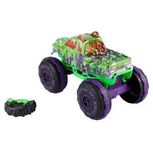 Masina de Teren Radiocomandata Hot Wheels Wreckin Wolf, 115, Stunts, Gelande - Img 5