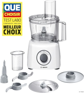 Masina de tocat Bosch MultiTalent 3 MCM3100W, 800W, 2.3L, alba - Img 2