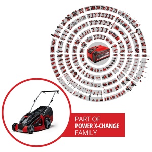 Masina de tuns iarba Einhell GE-CM 43 Li M 36V 600 m2 Kit cu 2 baterii si 2 incarcatoare - Img 2