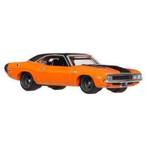 Masina Die-Cast Hot Wheels Fast Furious 1970 Dodge Challenger RT, 164, Metal - Img 2