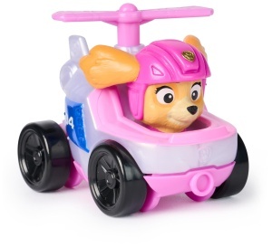 Masinuta Paw Patrol - Pup Squad Racer, 6.5 cm, cu roti functionale, pentru copii - Img 8