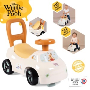 Masinuta Winnie Puuh 2-in-1 pentru copii - Rutscher si Lauflernwagen cu lenker, 10 luni - Img 2