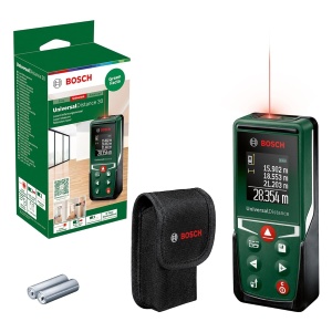 Masuratoare laser Bosch UniversalDistance 30, masurare pana la 30m, afisaj colorat