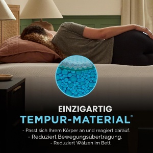 Matratzenauflage Tempur-Cloud, 5,1 cm, Alb, pentru Pat de Dimensiune Mare - Img 6