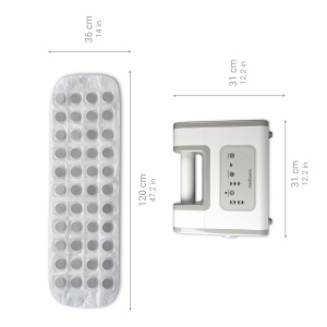 Medisana BBS Luftsprudelmatte Whirlpool pentru baie cu aromaspender si 3 intensitati - Img 2