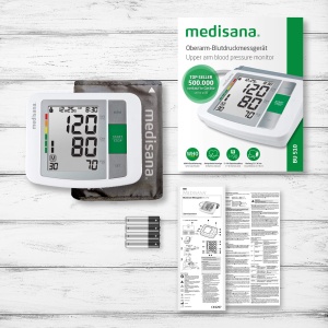 Medisana BU 510 Tensiometru pentru brat, tensiometru si ritm cardiac cu functie de memorie, scala de semafor, manseta de tensiune arteriala cu indicatie de batai neregulate ale inimii - Img 6