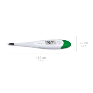 medisana TM 700 Termometru clinic digital, termometru cu alarma de febra, rezistent la apa, rapid si precis, cu functie practica de depozitare, pentru bebelusi, copii si adulti - Img 2