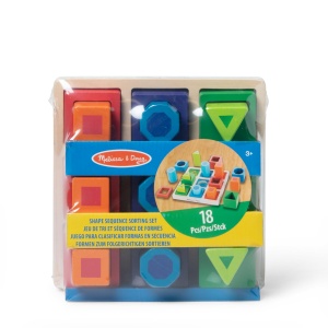 Melissa & Doug 10582 & Doug Kit de sortare pentru forme consecutive (jucarii din lemn) - Img 7