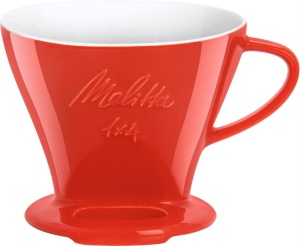 Melitta Filter Porzellan Kaffeefilter 1x4 Rosu Design Functional