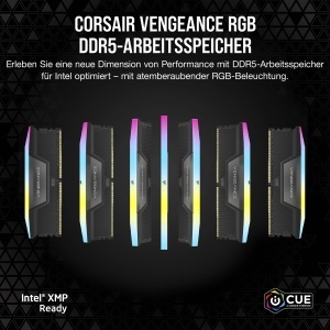 Memorie RAM CORSAIR Vengeance RGB DDR5 96GB (2 x 48GB) 6000MHz - Img 2