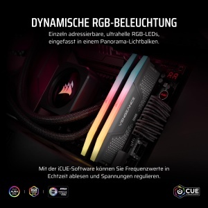 Memorie RAM CORSAIR Vengeance RGB RS DDR5 16GB (2 x 8GB) 6000MHz RGB - Img 4