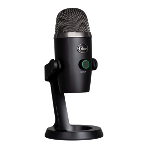 Microfon USB Blue Yeti Nano Negru Premium pentru Streaming si Podcasting