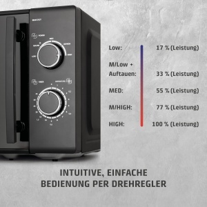 Microunde Caso M 20 Easy, 20L, 700W, Dreptelare 25,5cm - Img 9