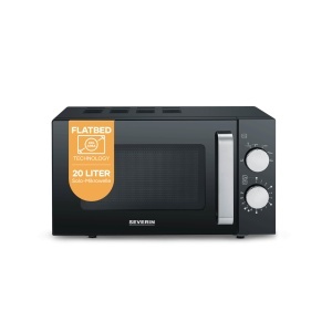 Microwave Severin MW 7761, 800W, Culoare NegruArgintiu, Fara Dreptel