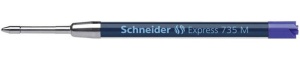 Mine de scris Schneider 7363, G2, documentenecht, albastru, 10 bucati