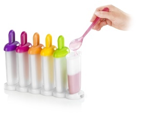 Mini forme de gheata Tescoma pentru inghetata pe bat, 100 BPA-free, set 6 bucati - Img 3