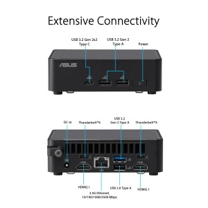Mini PC ASUS NUC 14 Pro Slim Kit RNUC14RVKI300002I, putere mare, design compact - Img 4