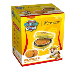 Mini Waffeleisen Bestron APP500RHY Paw Patrol Rubble Design Galben 550W - Img 6