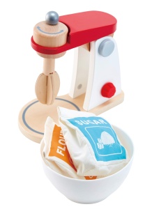 Mixer de jucarie Hape E3147 din lemn alb pentru creativitate - Img 2