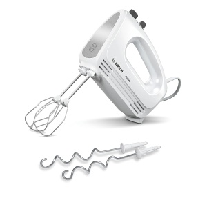 Mixer de mana Bosch CleverMixx MFQ24200, 400 W, 4 viteze, alb