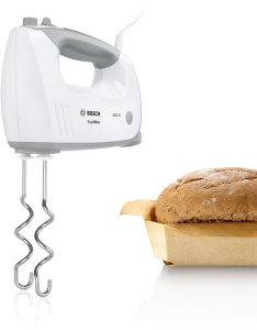 Mixer de mana Bosch ErgoMixx MFQ36440 450W Alb 5 viteze Turbo Accesorii incluse - Img 5