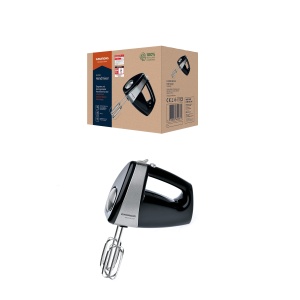 Mixer de mana Grundig HM 5040 300W 5 viteze Negru-Argintiu