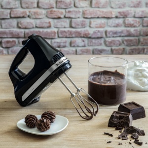 Mixer de mana KitchenAid 5KHM5110EOB, 5 viteze, negru - Img 3