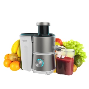 Mixer orbital Cecotec 400-W JuiceFresh 400, 1L, Titan alb, 20000 RPM