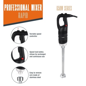 Mixer Profesional Lacor 69934, 650 W, 180 L Capacitate, 50 cm - Img 4