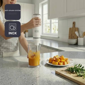 Mixere de mana BLACKDECKER BXHBA750E, 750 W, 20 viteze, inox - Img 4