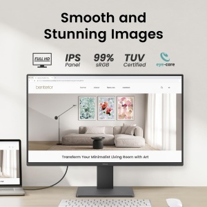 Monitor BenQ GW2491E 24 inch FHD 100 Hz IPS Eye-Care TUV Certificat - Img 2
