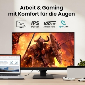 Monitor BenQ GW2790E 27 inch Full HD 100Hz IPS Eye-Care Boxe integrate - Img 2