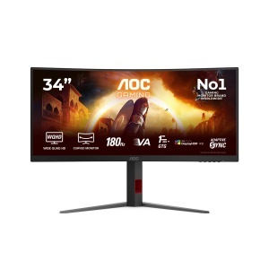 Monitor Curbat AOC CU34G4CA, 34 inch, UW-QHD, 180Hz, Negru