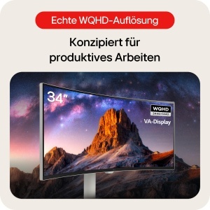 Monitor Curbat LG 34SR65QC-B, 34 inch, WQHD, 100Hz, Negru - Img 3