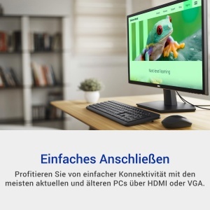 Monitor Dell SE2725H 27 inch Full HD 1920x1080, 75Hz, Negru - Img 6