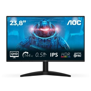 Monitor Gaming AOC Q24B36X 24 inch WQHD, 144Hz, IPS, Negru - Img 2