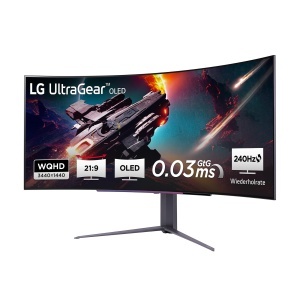Monitor Gaming Curbat LG Ultragear 45GS96QB-B, 45 inch, OLED, 240Hz