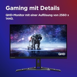 Monitor Gaming Lenovo Legion R27qe, 27, QHD 2560x1440, 180Hz, Negru - Img 7