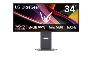 Monitor Gaming LG Ultragear 34G60ZA-B, 34 inch, UWQHD, 160Hz, Curbat - Img 1