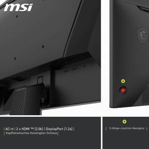 Monitor Gaming MSI MAG 245F X24, 61 cm, 1920x1080 FHD, 240Hz, Negru - Img 6
