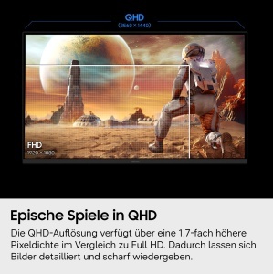 Monitor Gaming Samsung Odyssey G50F 27 inch, QHD 2560x1440, 180 Hz, 1 ms - Img 6